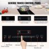 VEVOR Built in Electric Stove Top, 20 x 11.6 inch 2 Burners, 240V Glass Radiant Cooktop with Sensor Touch Control, Timer & Child Lock Included